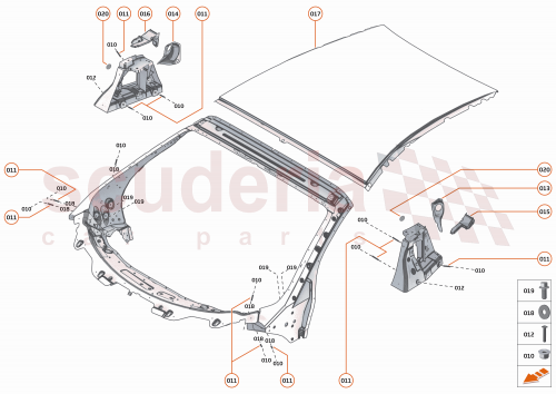 Part Diagram for McLaren 13AA906MP