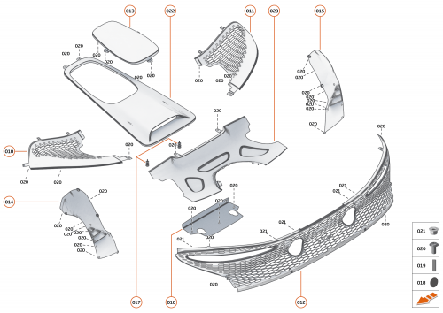 Part Diagram for McLaren 16AD961CP