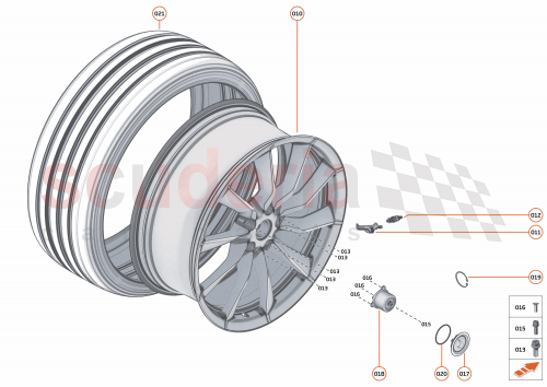Part Diagram for McLaren 11F1777CP