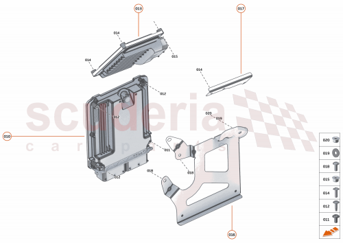 Part Diagram for McLaren 16AE019CP
