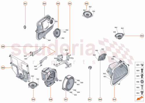 Part Diagram for McLaren 16MA848CP