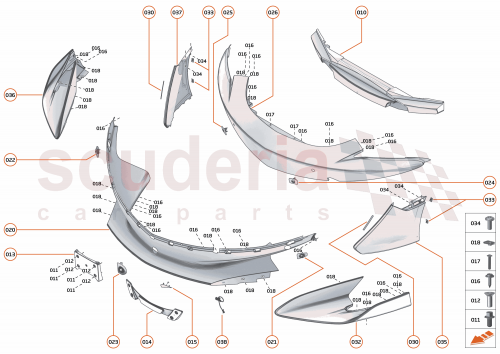 Part Diagram for McLaren 13A6105CP