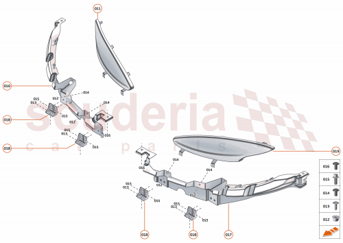 Part Diagram for McLaren 13AB467RP