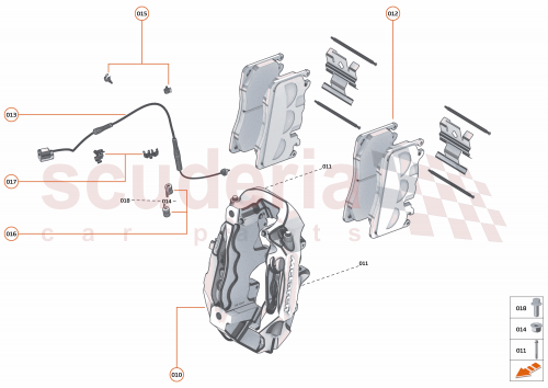 Part Diagram for McLaren 23CA262CP