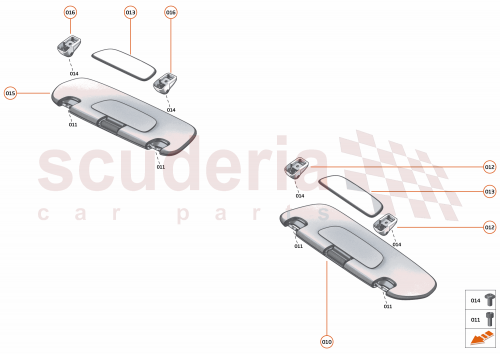 Part Diagram for McLaren 00RA743