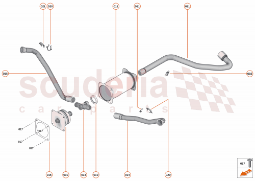 Part Diagram for McLaren 14FA121CP