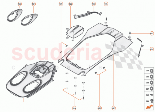 Part Diagram for McLaren 13AA103LP