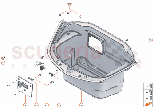 Part Diagram for McLaren 00RA826