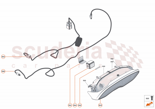 Part Diagram for McLaren 13MA474RP