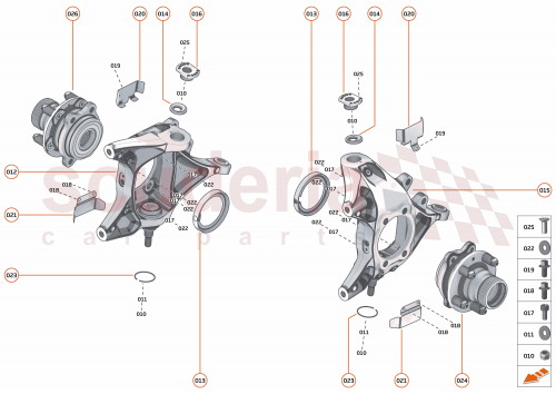 Part Diagram for McLaren 31BA008CP