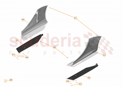 Part Diagram for McLaren 00RA303