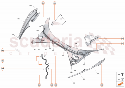 Part Diagram for McLaren 00RB007