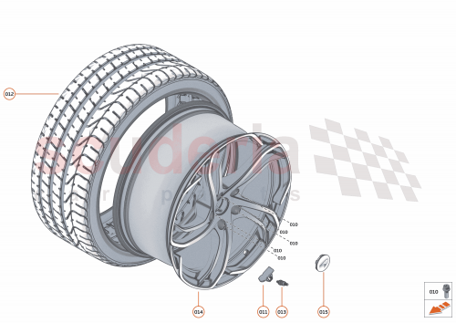 Part Diagram for McLaren 14B0342CP