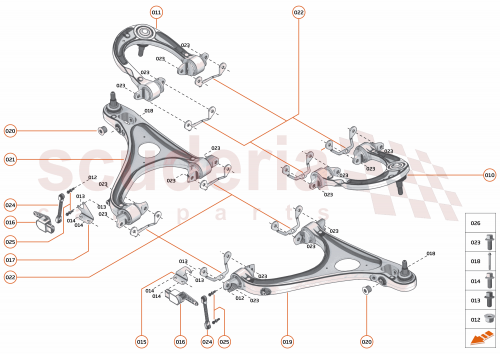 Part Diagram for McLaren 13BA203RP