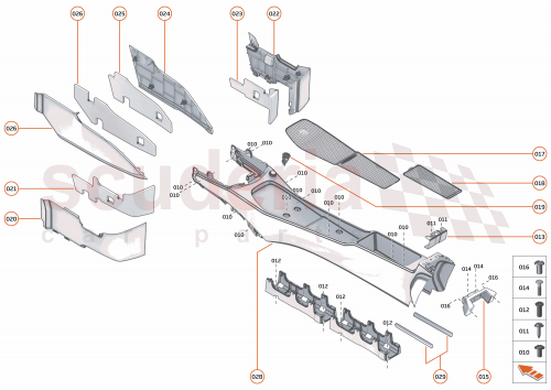 Part Diagram for McLaren 15NA066RP