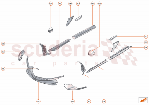 Part Diagram for McLaren 13A5501CP