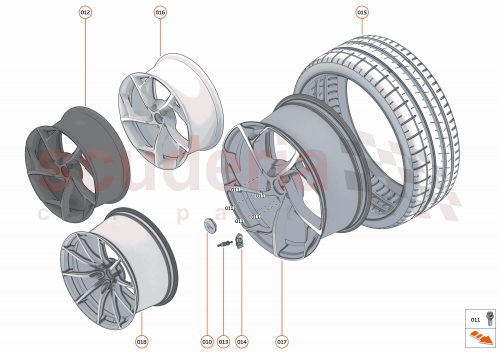 Part Diagram for McLaren 16AA736CP