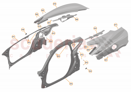 Part Diagram for McLaren 13A7222GP