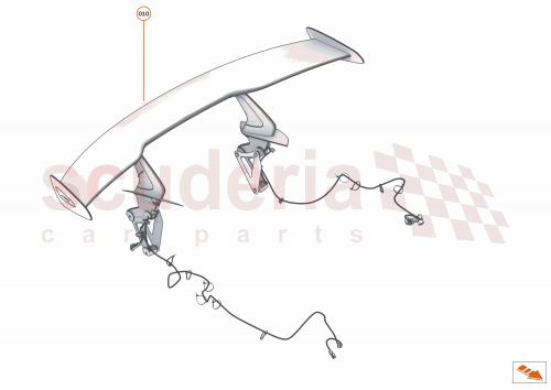 Part Diagram for McLaren 13AA901MP