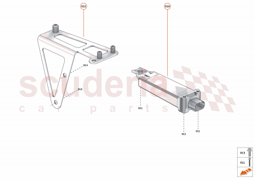 Part Diagram for McLaren 14MA119CP
