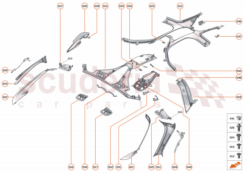 Part Diagram for McLaren 14NB860CP