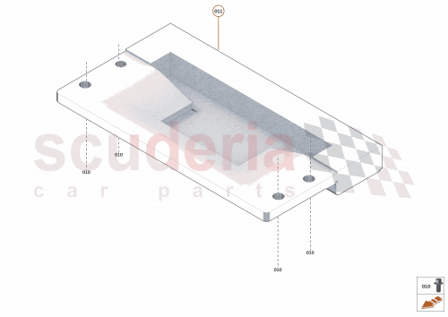 Part Diagram for McLaren 00RA749