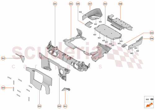 Part Diagram for McLaren 16AB206SP