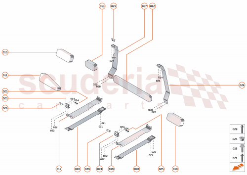 Part Diagram for McLaren 00RA073