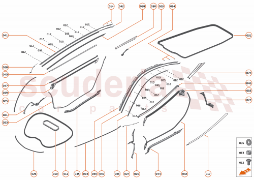 Part Diagram for McLaren 22AA708GP