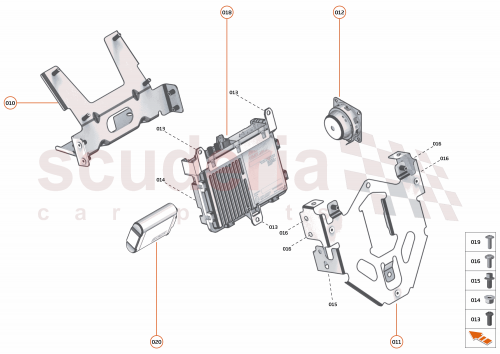 Part Diagram for McLaren 16MB407CP