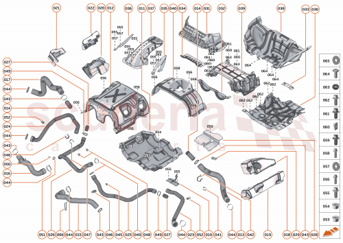 Part Diagram for McLaren 16EA049SP