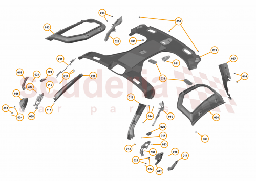 Part Diagram for McLaren 14N1687CP