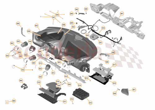 Part Diagram for McLaren 11G0165CP