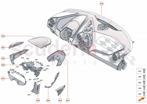 Part Diagram for McLaren 28NA823CP