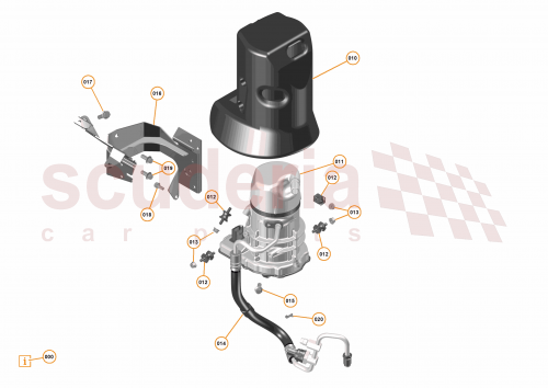 Part Diagram for McLaren 14N1539CP