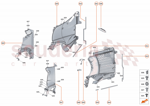 Part Diagram for McLaren 14AD537CP