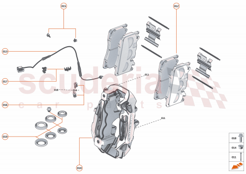 Part Diagram for McLaren 14CA106RP