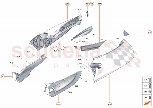 Part Diagram for McLaren 16AD551CP