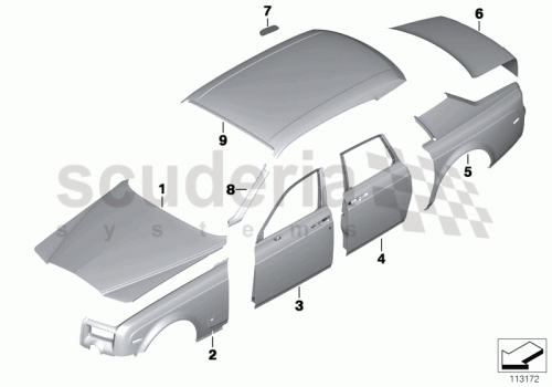 Part Diagram for Rolls Royce 41 35 7040150