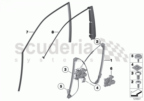 Part Diagram for Rolls Royce 67 62 8382002