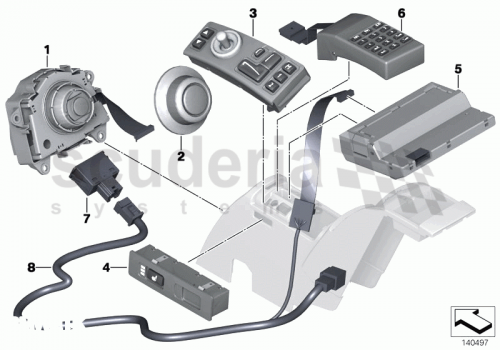 Part Diagram for Rolls Royce 61 31 0154428