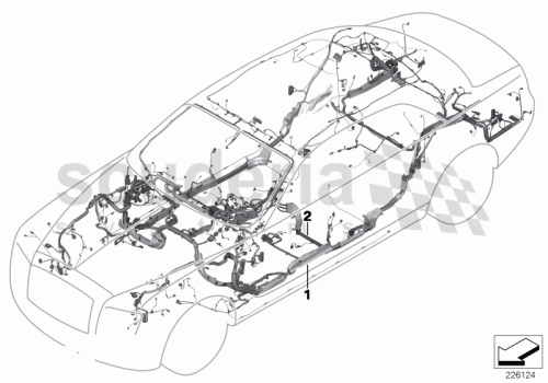 Part Diagram for Rolls Royce 61 11 2183394