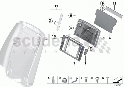 Part Diagram for Rolls Royce 52 10 7261465