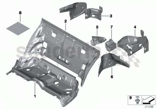 Part Diagram for Rolls Royce 51 48 9156080