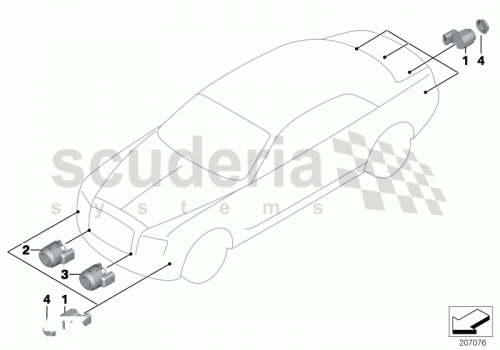 Part Diagram for Rolls Royce 66 20 9215521