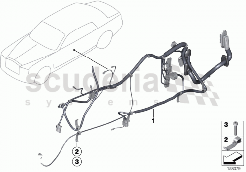 Part Diagram for Rolls Royce 61 12 9181367