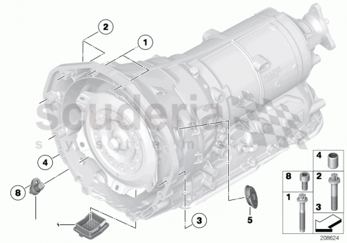 Part Diagram for Rolls Royce 13 62 7548995