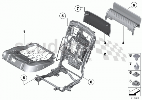 Part Diagram for Rolls Royce 52 20 7220722