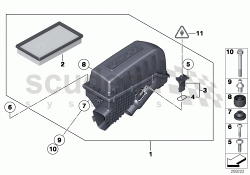 Part Diagram for Rolls Royce 13 71 7593250