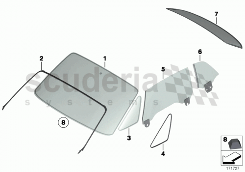 Part Diagram for Rolls Royce 51 33 7202550
